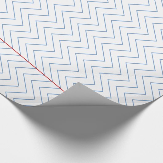 Zickzack Rollenpapier - Wrapping Paper Geschenkpapier (Ecke)