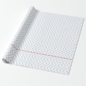 Zickzack Rollenpapier - Wrapping Paper Geschenkpapier (Ungerollt)