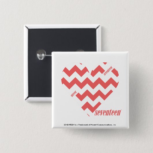 Zickzack-Rosa 3 Button (Vorne & Hinten)