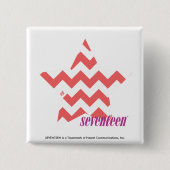 Zickzack-Rosa 4 Button (Vorderseite)