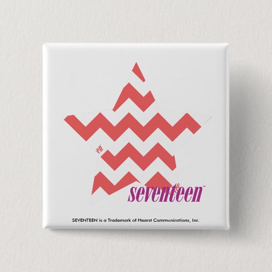 Zickzack-Rosa 4 Button (Vorderseite)