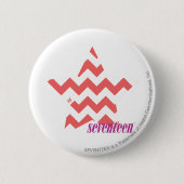 Zickzack-Rosa 4 Button (Vorderseite)