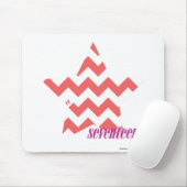 Zickzack-Rosa 4 Mousepad (Mit Mouse)