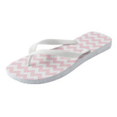 Zickzack rosa badesandalen (Schrägansicht)