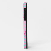 Zickzack rosa Band iphone 5 Fall Case-Mate iPhone Hülle (Hinten/Links)