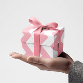 Zickzack rosa geschenkpapier