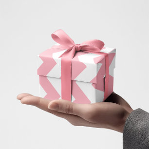 Zickzack rosa geschenkpapier