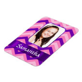 Zickzack rosa magnet (Linke Seite)