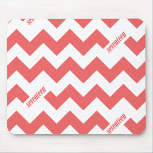 Zickzack-Rosa Mousepad