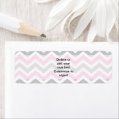 Zickzack, rosa und grau (Insitu)