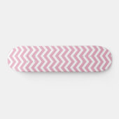 Zickzack, rosa und grau skateboard (Horizontal)