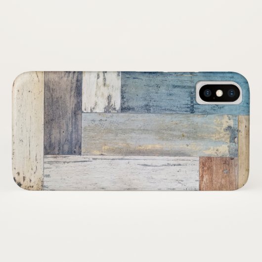 Zickzack rustikales Holzmuster Case-Mate iPhone Hülle (Rückseite (Horizontal))