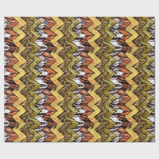 Zickzack Safari Geschenkpapier (Saum)