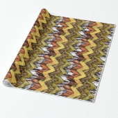 Zickzack Safari Geschenkpapier (Ungerollt)