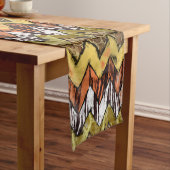 Zickzack Safari Kurzer Tischläufer (Beispiel)