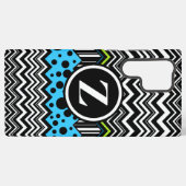 Zickzack Samsung Galaxy Hülle (Rückseite (Horizontal))
