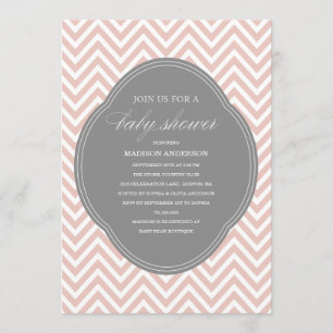 ZICKZACK SCHALTER BABY SHOWER INVITATIONEN EINLADUNG
