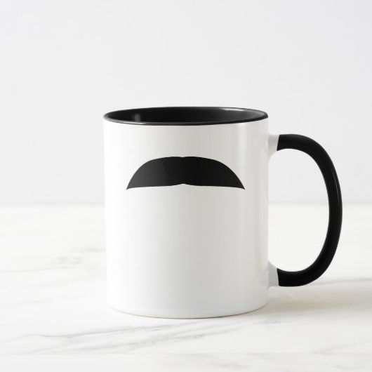 Zickzack Schnurrbart Tasse (Rechts)