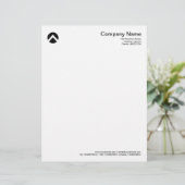 Zickzack - schwarz briefbogen (Stehend Vorderseite)