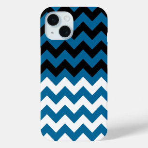Zickzack Schwarz-Weiß-Muster Case-Mate iPhone Hülle