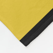 Zickzack Schwarzes der Rotwild-Hirsch-Silhouette | Fleecedecke (Ecke)