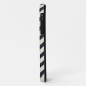 Zickzack Schwarzweiss-Druck Case-Mate iPhone Hülle (Hinten/Links)