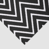 Zickzack Schwarzweiss-Muster 2 Seidenpapier (Ausschnitt)