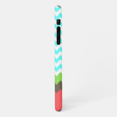 Zickzack & Sea Turtle Custom iPhone Hülle (Linke Seite)