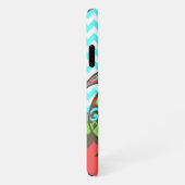 Zickzack & Sea Turtle Custom iPhone Hülle (Rechte Seite)