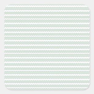 Zickzack-Seeanemone Quadratischer Aufkleber