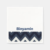 Zickzack-Serviette Serviette (Vorderseite)