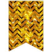 Zickzack Silvesterfest Wimpelkette (Erste Fahne)