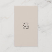 Zickzack Soft Visitenkarte (Rückseite)