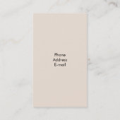 Zickzack Soft Visitenkarte (Rückseite)