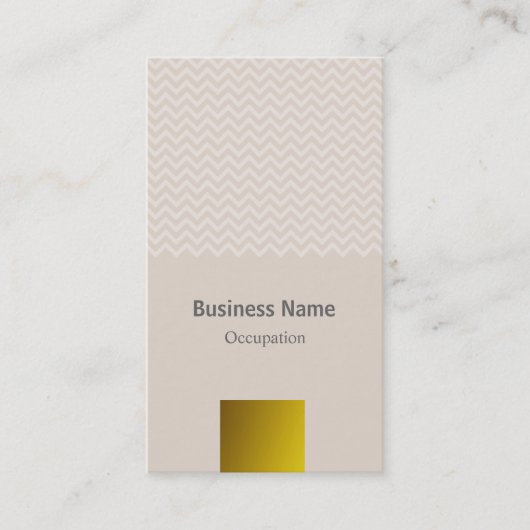 Zickzack Soft Visitenkarte (Vorderseite)