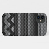Zickzack Stahlstahlblech 2 Case-Mate iPhone Hülle (Rückseite (Horizontal))