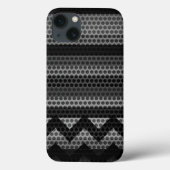 Zickzack Stahlstahlblech 2 Case-Mate iPhone Hülle (Rückseite)