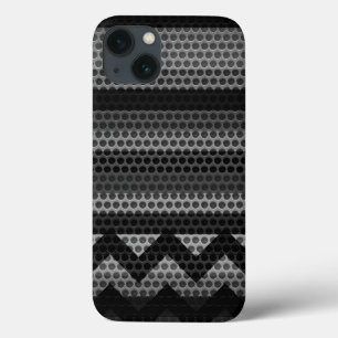 Zickzack Stahlstahlblech 2 iPhone 13 Hülle