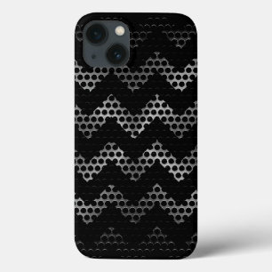Zickzack Stahlstahlblech iPhone 13 Hülle
