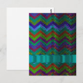 Zickzack Staudamm Postkarte (Vorne/Hinten)