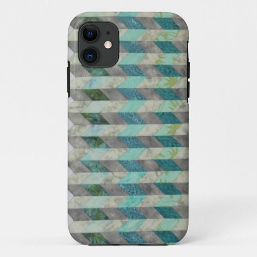 Zickzack-Steppdecke iPhone 5/5S Fall Case-Mate iPhone Hülle (Rückseite)