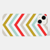 Zickzack Streifen Case-Mate iPhone Hülle (Rückseite (Horizontal))