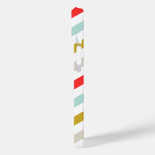 Zickzack Streifen Case-Mate iPhone Hülle (Rückseite / Links)