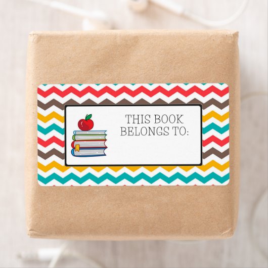 Zickzack Streifen Etikett (Insitu)