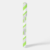 Zickzack Streifen grün aquamarine Aqua ombre Case-Mate iPhone Hülle (Rückseite / Rechts)