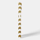 Zickzack Streifen Mit Monogramm Case-Mate iPhone Hülle (Rückseite / Rechts)