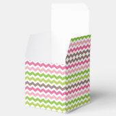 Zickzack Streifen mit Schokoladentrüffel Geschenkschachtel (Geöffnet)