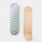 Zickzack Streifendesign Skateboard (Vorderseite)
