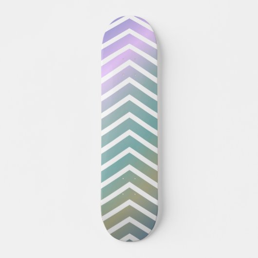 Zickzack Streifendesign Skateboard (Vorne)