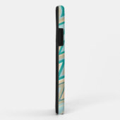 Zickzack-Telefone diagonal Case-Mate iPhone Hülle (Hinten/Rechts)